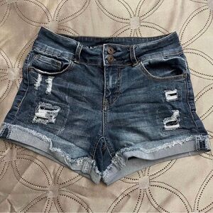 Vanilla Star Mid Rise Jean Shorts Size 1